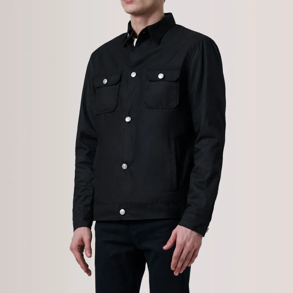 Irwin Black Waxed Canvas Field Jacket