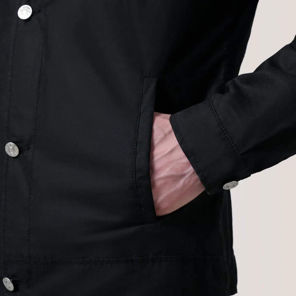 Irwin Black Waxed Canvas Field Jacket