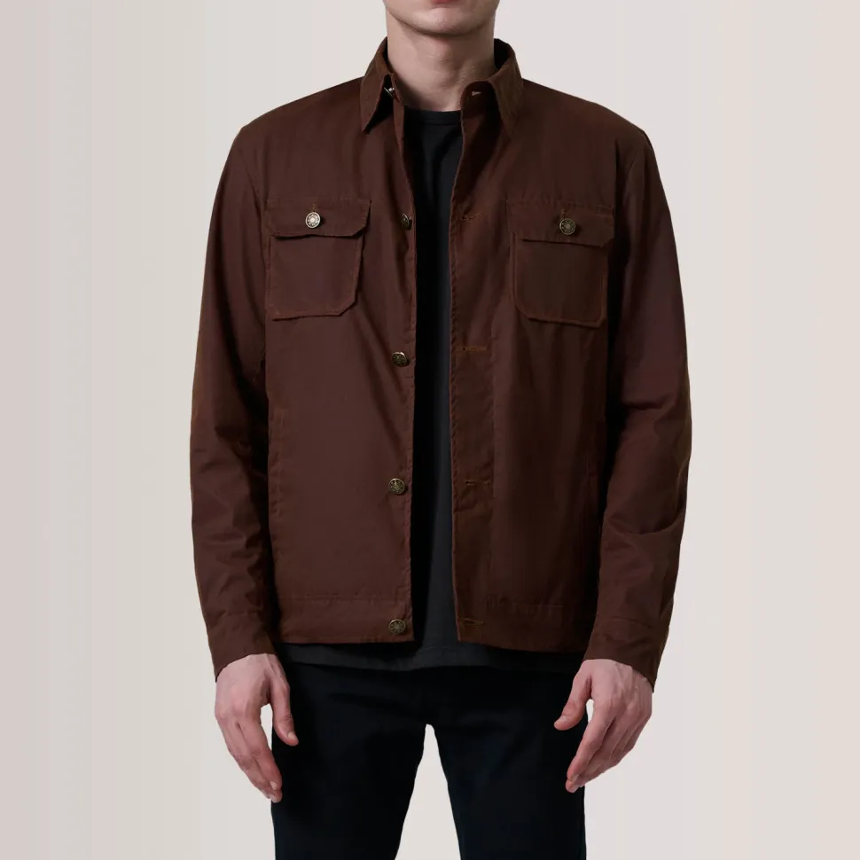 Irwin Brown Waxed Canvas Field Jacket