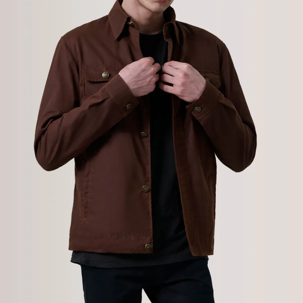 Irwin Brown Waxed Canvas Field Jacket