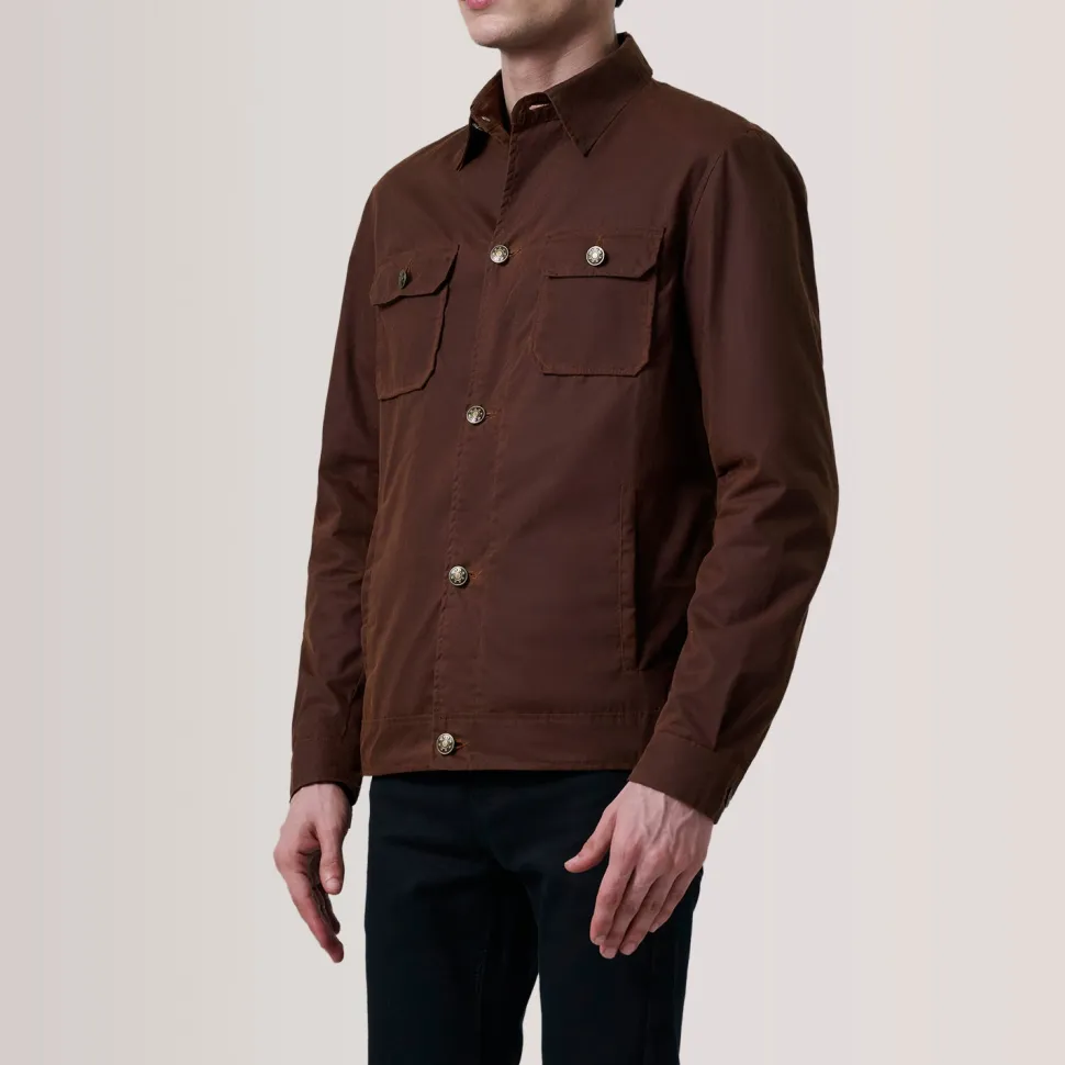Irwin Brown Waxed Canvas Field Jacket