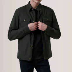 Irwin Olive Waxed Canvas Field Jacket