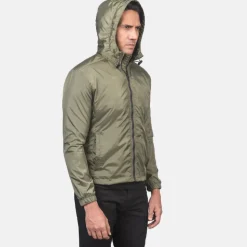 Jimmy Green Hooded Windbreaker Jacket
