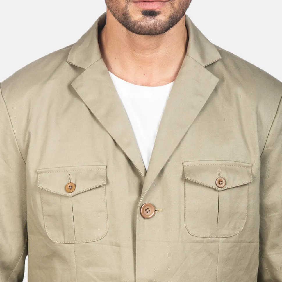 Kajetan Beige Safari Jacket