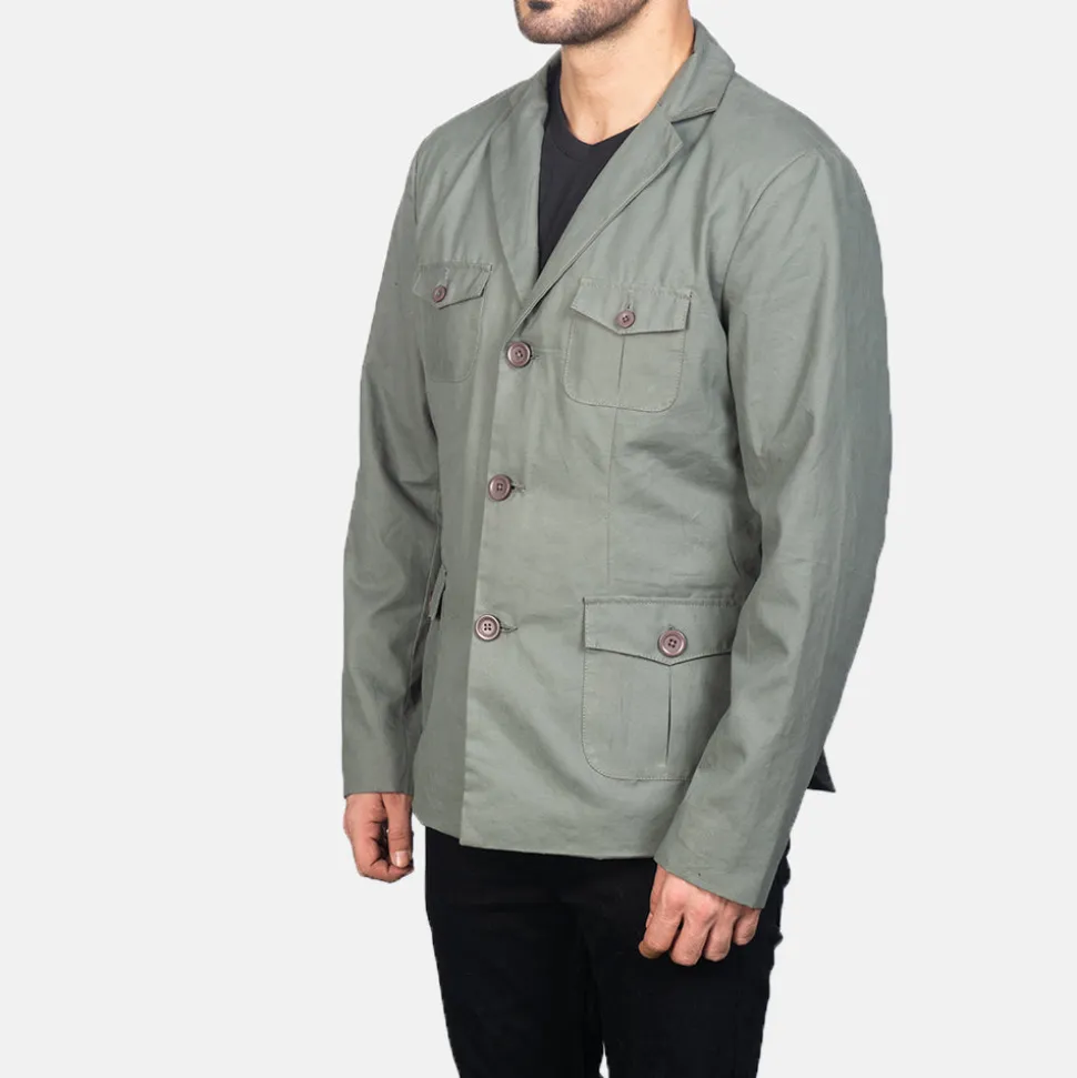 Kajetan Grey Safari Jacket