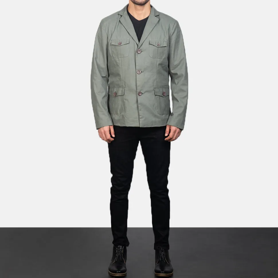 Kajetan Grey Safari Jacket