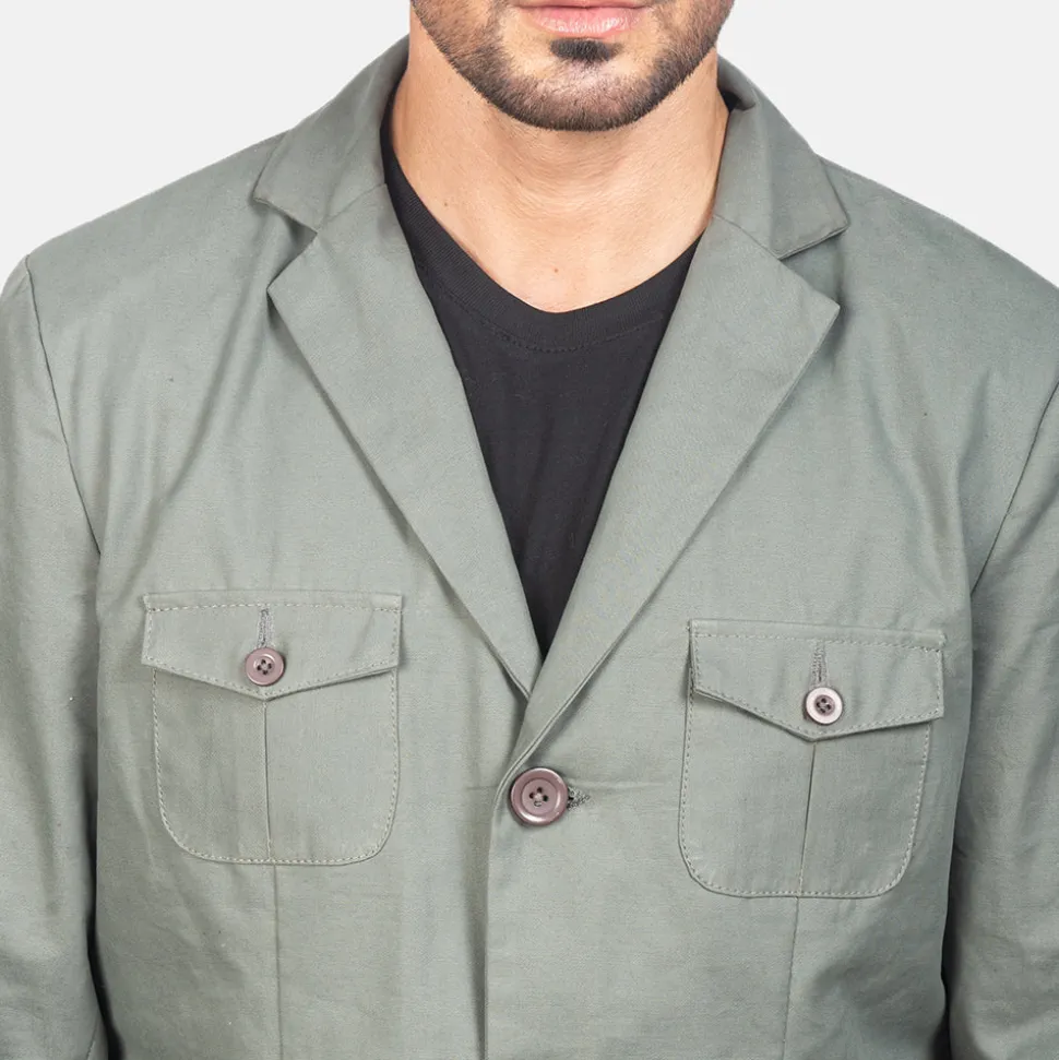 Kajetan Grey Safari Jacket
