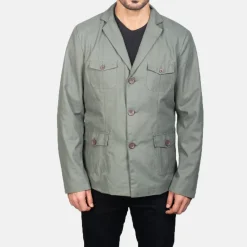 Kajetan Grey Safari Jacket