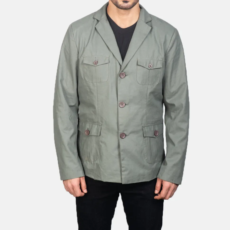 Kajetan Grey Safari Jacket