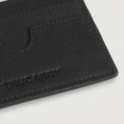 Karl Black Leather Card Holder