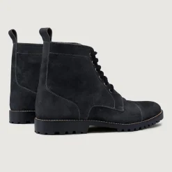 Knight Derby Grey Suede Leather Boots - TerraGrip