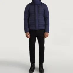 Malcolm Blue Hooded Puffer Jacket