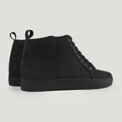 Marty High Top Black Nubuck Sneakers