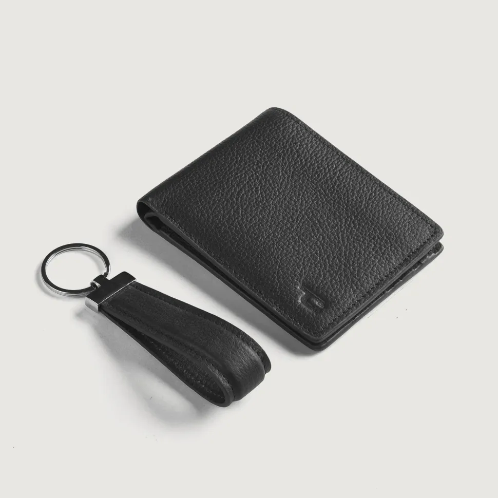 Marvin Black Leather Gift Set