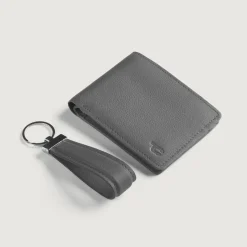 Marvin Grey Leather Gift Set