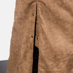 Maverick Brown Leather Duster