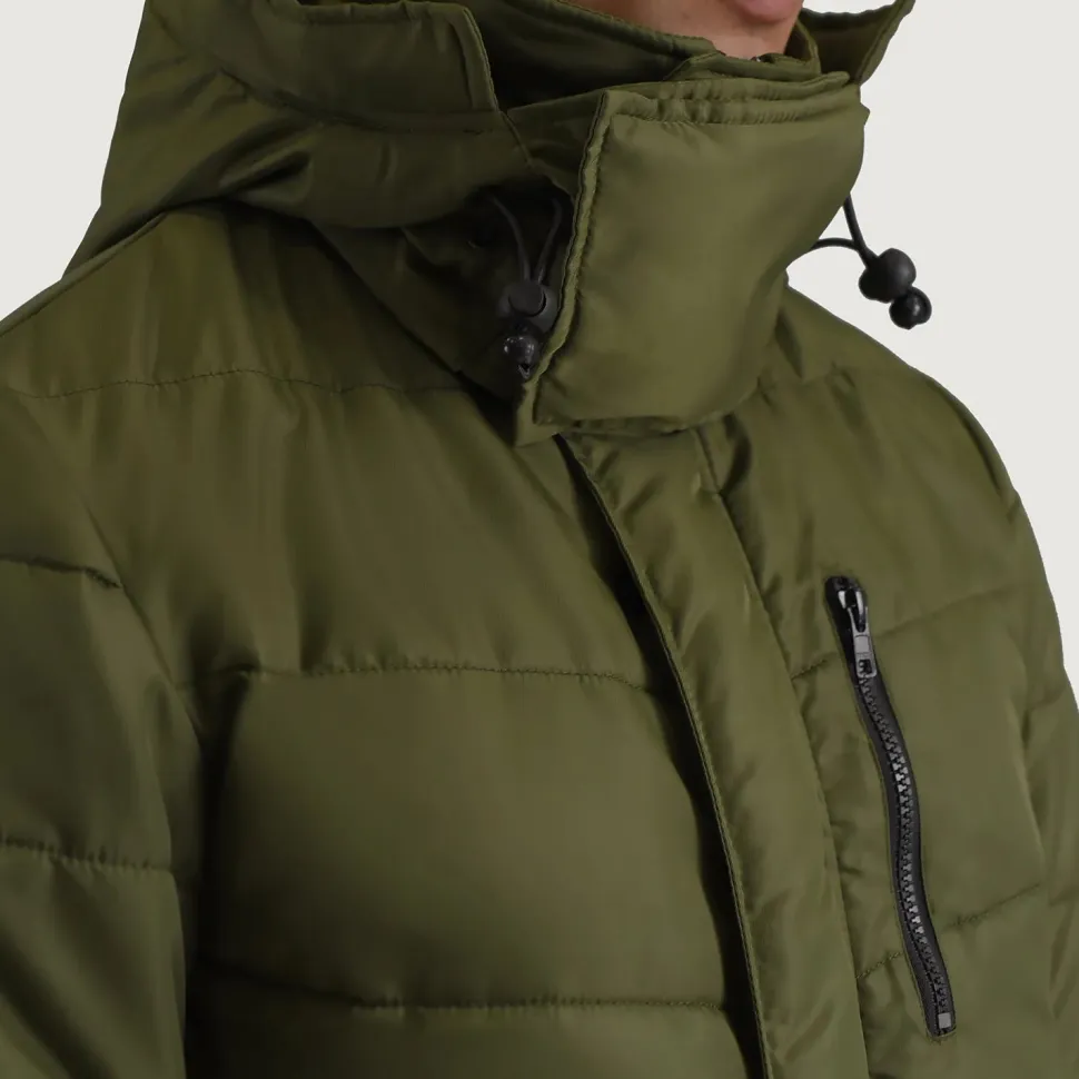 Moore Green Hooded Parka