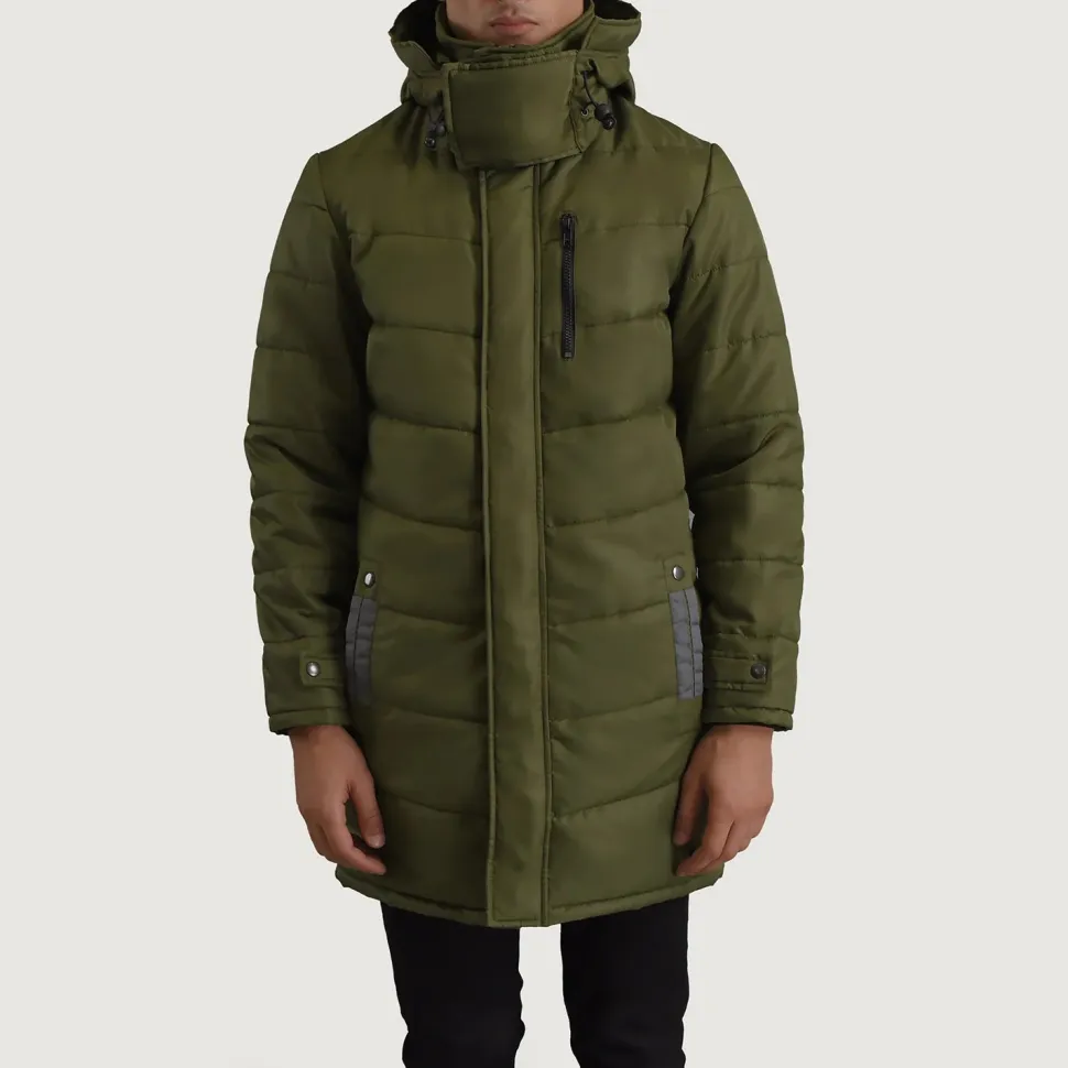 Moore Green Hooded Parka