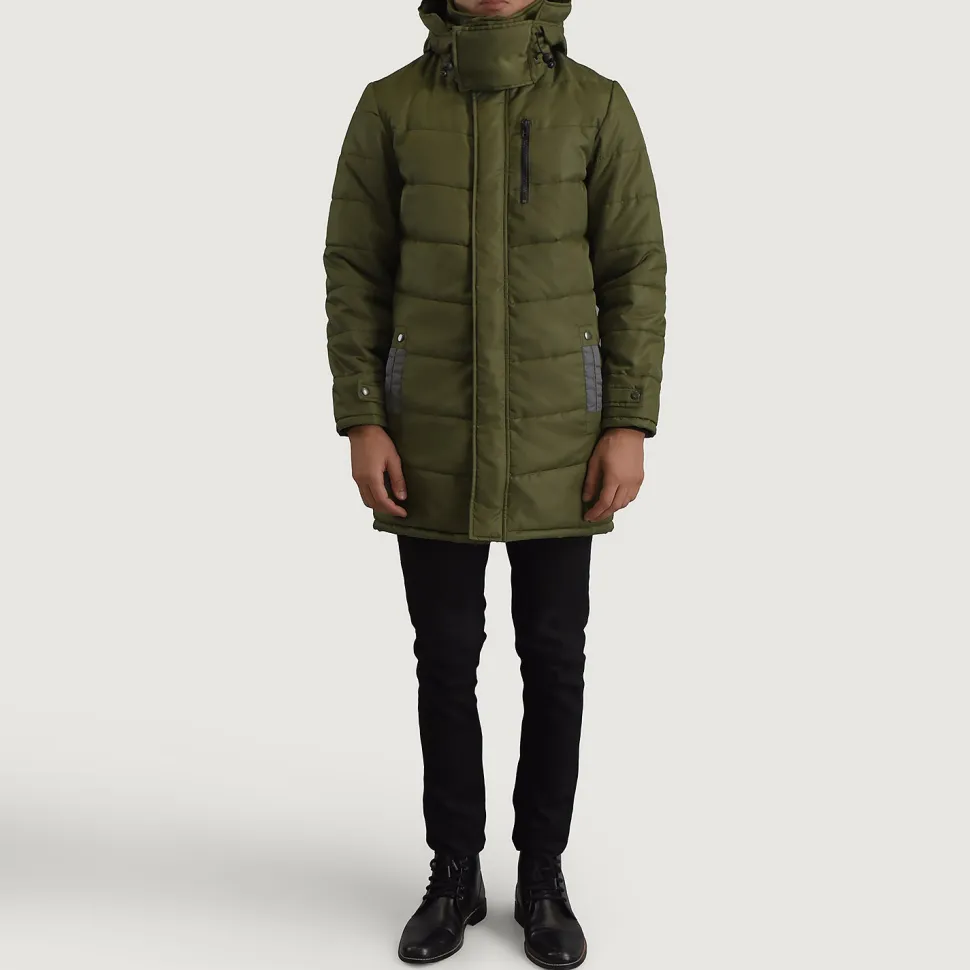Moore Green Hooded Parka