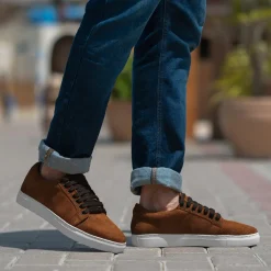 Murphy Low Top Brown Suede Sneakers