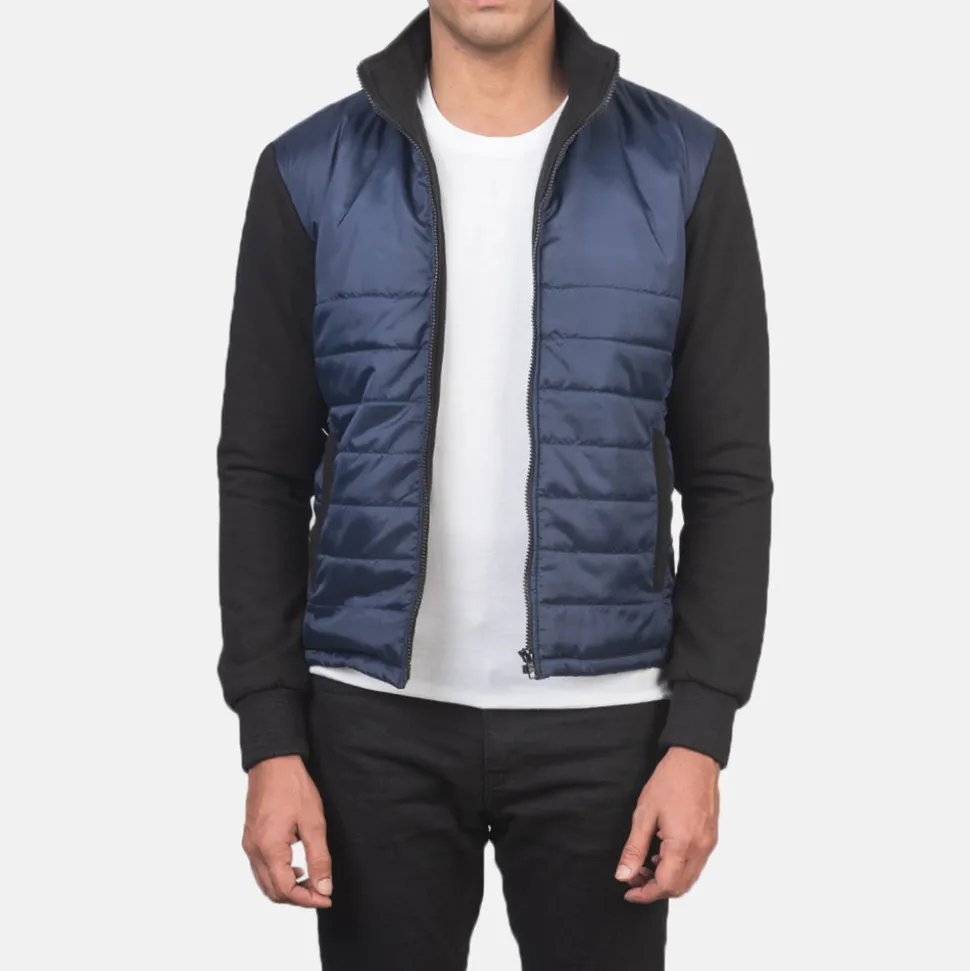Nashville Quilted Blue Windbreaker Jacket