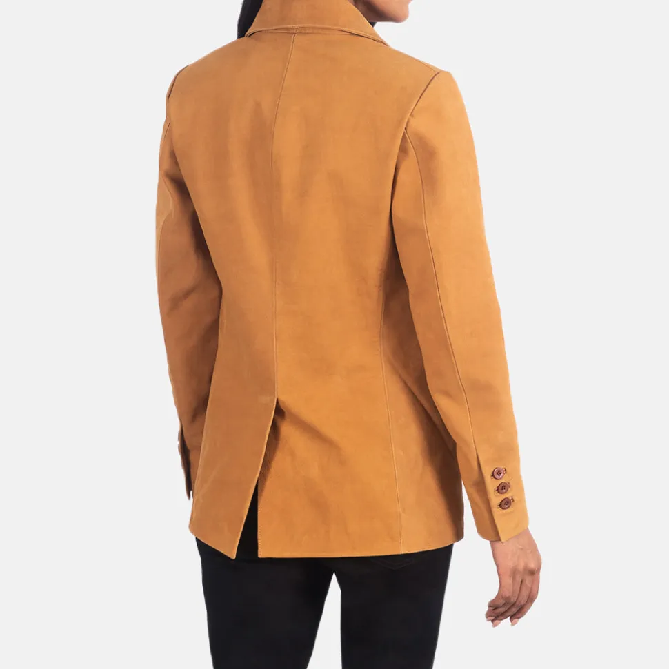 Norma Brown Nubuck Blazer