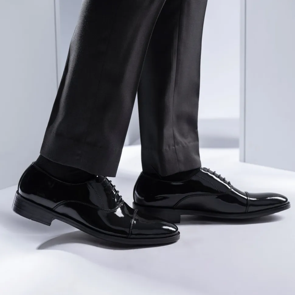 Professor Oxford Black Patent Leather Shoes