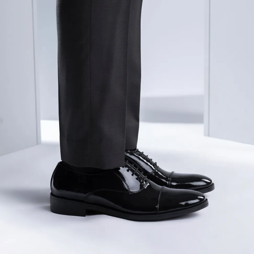 Professor Oxford Black Patent Leather Shoes