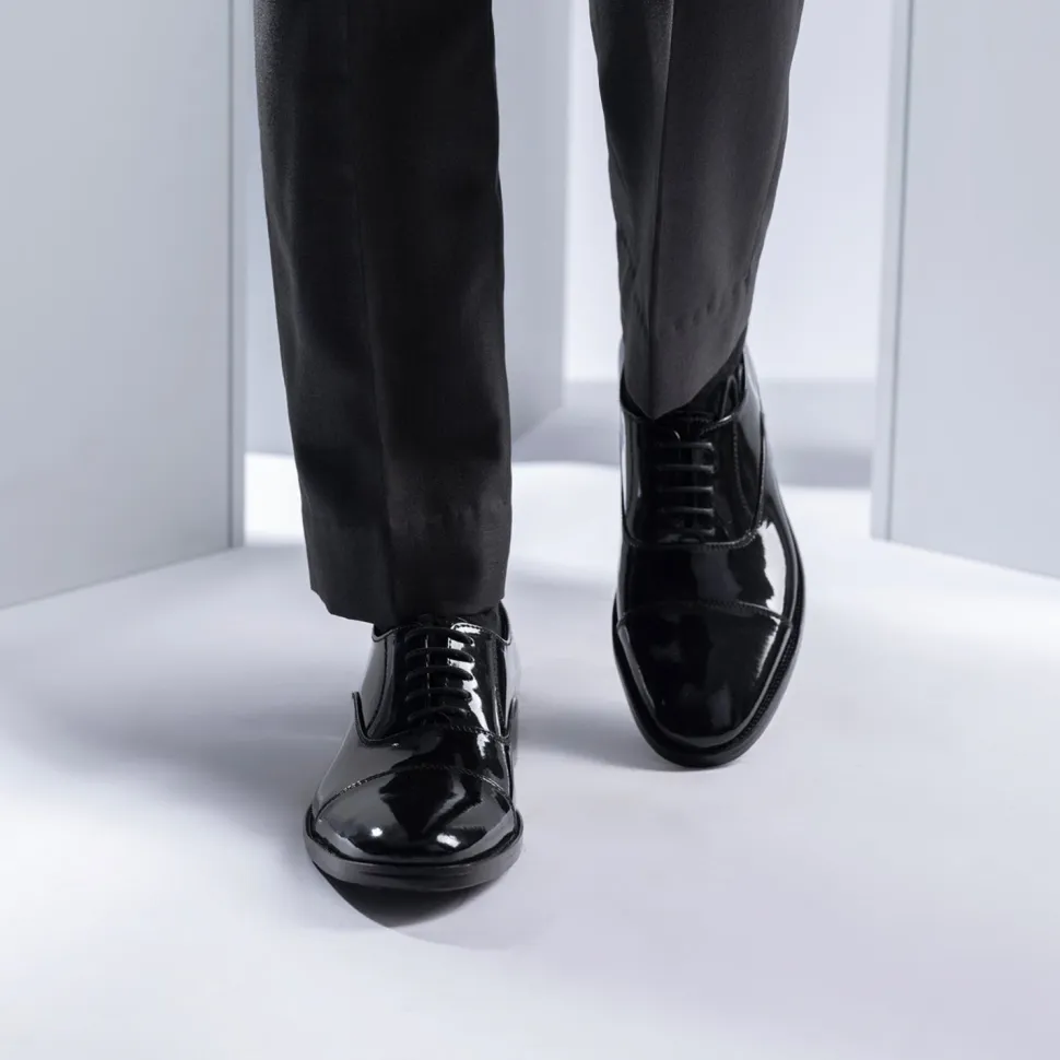 Professor Oxford Black Patent Leather Shoes