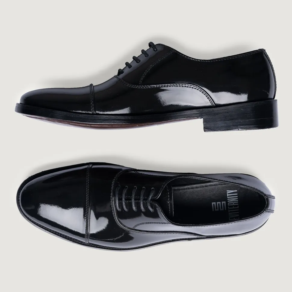 Professor Oxford Black Patent Leather Shoes