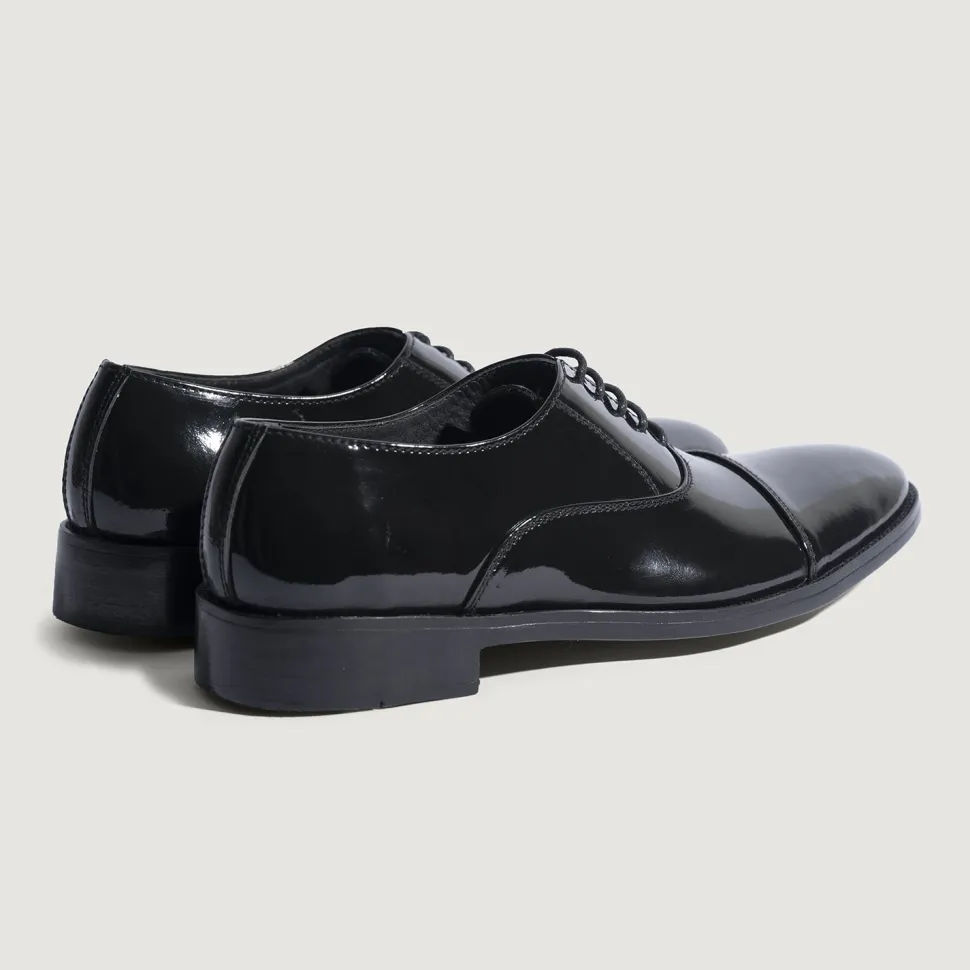 Professor Oxford Black Patent Leather Shoes