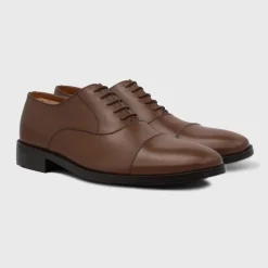 Professor Oxford Brown Leather Shoes