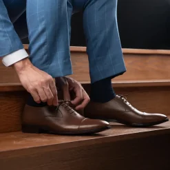 Professor Oxford Brown Leather Shoes