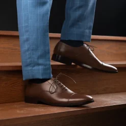 Professor Oxford Brown Leather Shoes