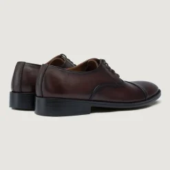 Professor Oxford Burnished Brown Leather Shoes