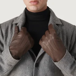 Ralph Brown Leather Dress Gloves