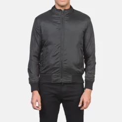 Ramon Black Bomber Jacket