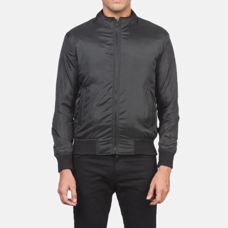 Ramon Black Bomber Jacket