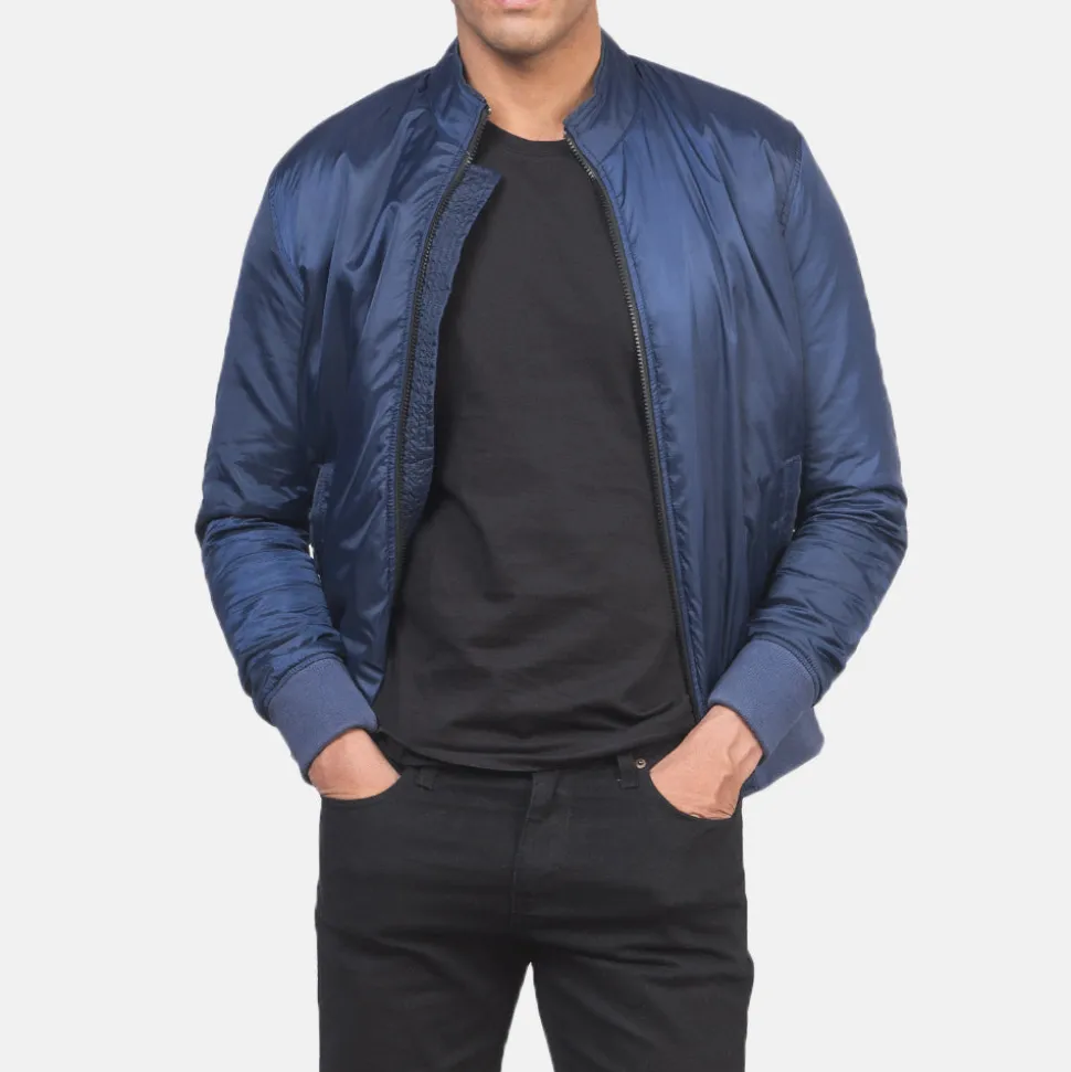 Ramon Blue Bomber Jacket