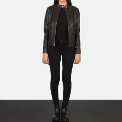 Rave Brown Leather Biker Jacket