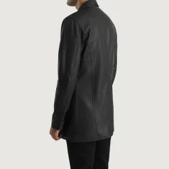 Ray Cutler Black Leather Blazer