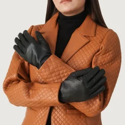 Saltor Black Leather Dress Gloves
