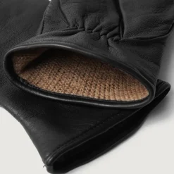 Saltor Black Leather Dress Gloves