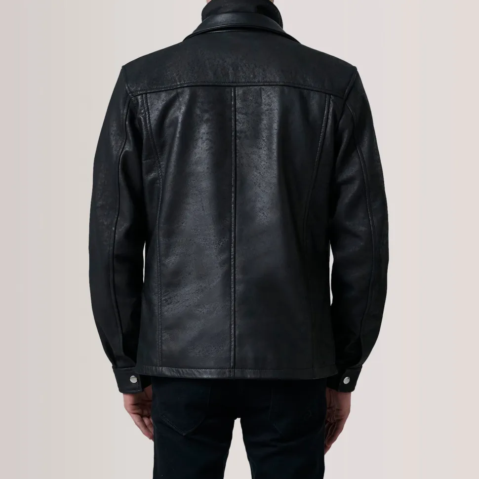Sean Black Snuffed Classic Jacket