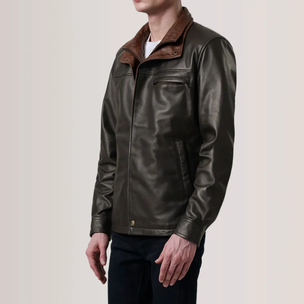 Sean Brown Leather Classic Jacket