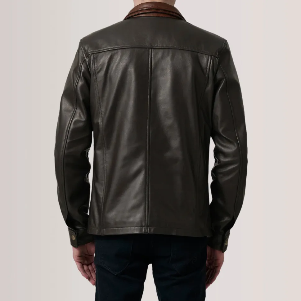 Sean Brown Leather Classic Jacket