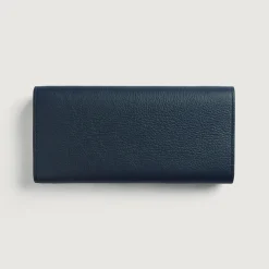 Taylor Blue Leather Continental Wallet