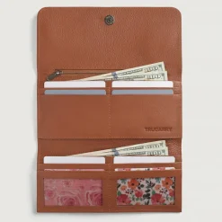 Taylor Brown Leather Continental Wallet