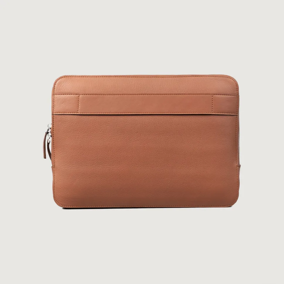 The Baxter Brown Leather Laptop Sleeve