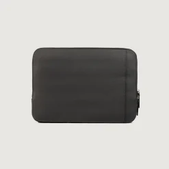 The Baxter Grey Leather Laptop Sleeve